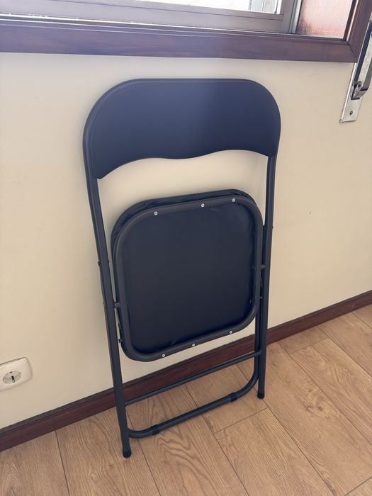 Cadeira Dobrável Preta