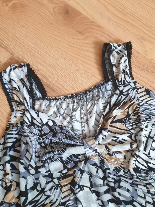 Letnia sukienka midi vintage