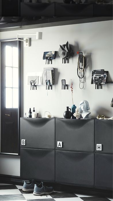 Ikea декоративні гачки стільці стильний декор