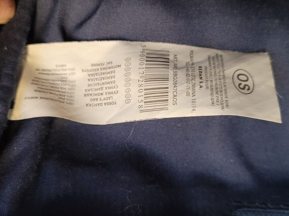 Damska torebka Top Secret duża czarna pojemna