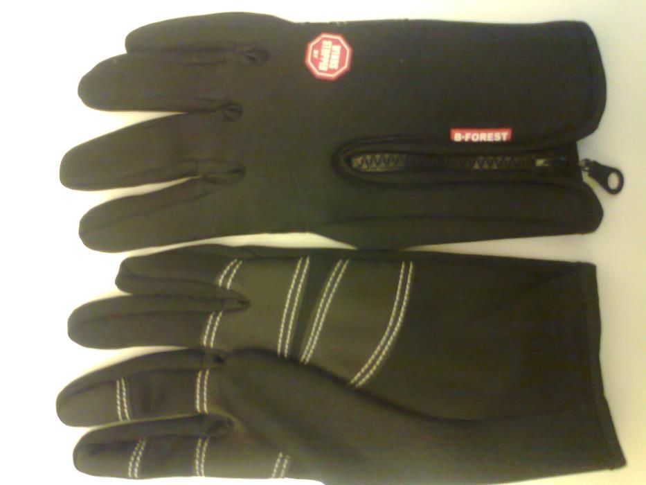 Luvas proteção, prática desporto.