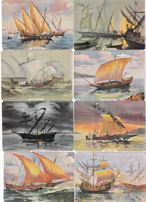 Calendários - Caravelas portugueses (completa)