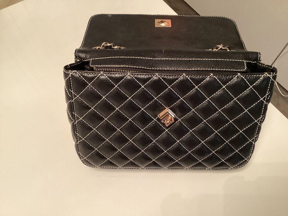 Torebka Kazar skóra czarna