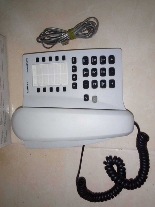 telefone com fios siemens euroset 5010 novo