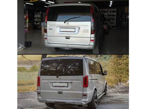 Комплект переробки (рестайлінгу) Vito 639 в V-Class Maybach. Морда+Зад