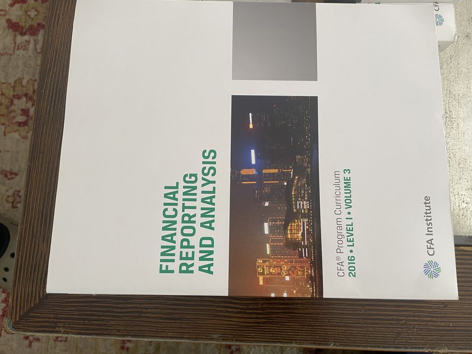 CFA Level 1 (2016) - livros de estudo