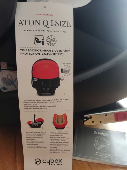 Cybex ATON Q I-Size (sem a base Isofix)