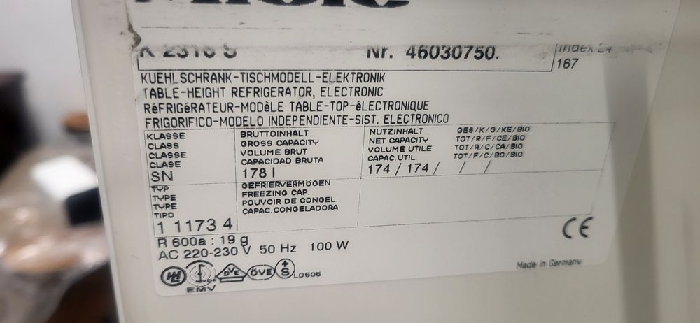 Холодильник Miele k2316s