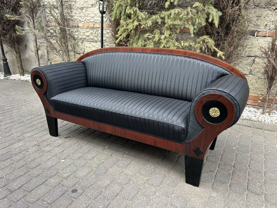 Antyczna Sofa Kanpa Biedermeier Antyk Uniakt Stan BDB