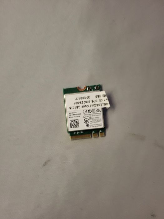 Sprzedam Kartę sieciową WIFI do Laptopa HP ZBOOK 15u G3