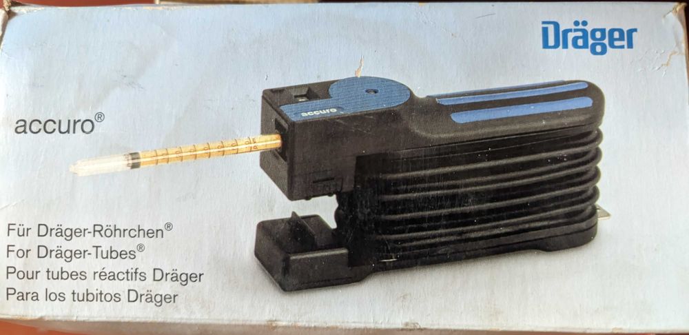 Cильфонный насос Dräger accuro, новый + набор измерительных трубок