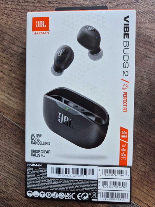 JBL Vibe Buds Czarne