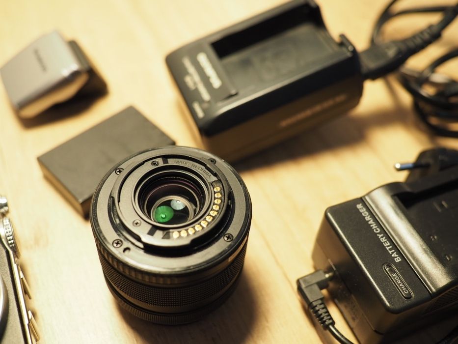 Olympus PEN E-PL3 zestaw plus dodatki