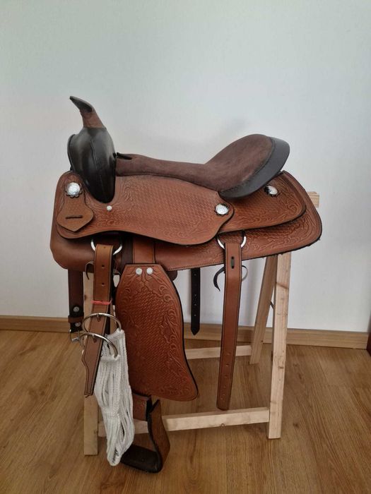 SELA AMERICANA ADULTO COURO  - NOVA