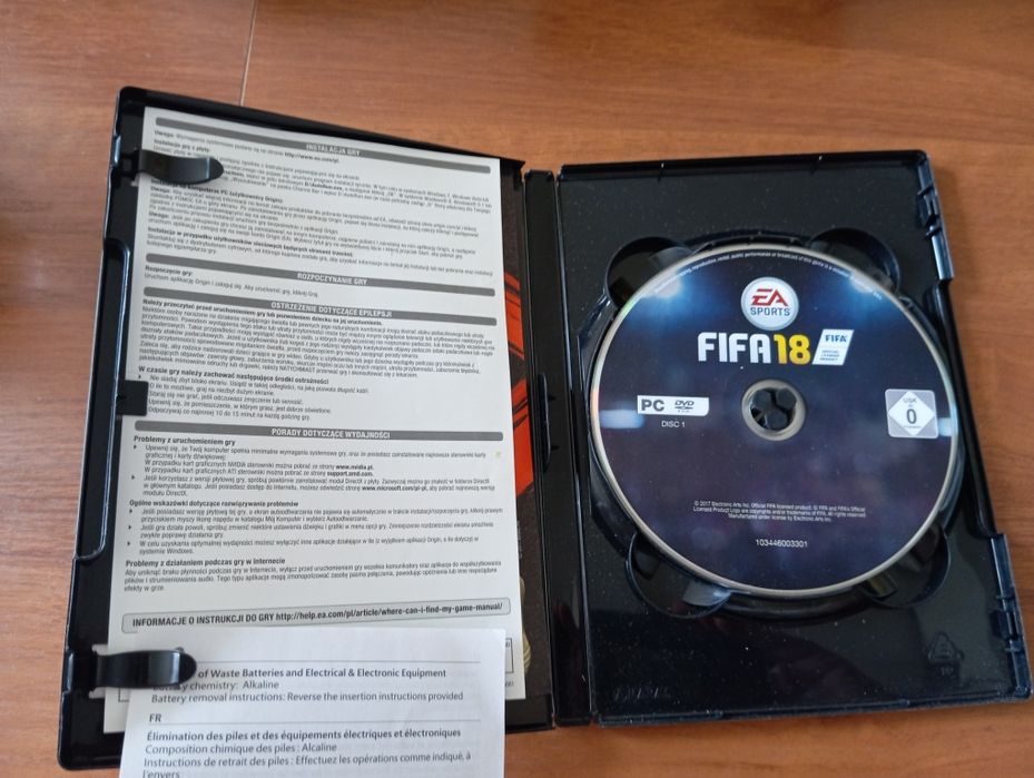 Gra na PC DVD Rom FIFA 18