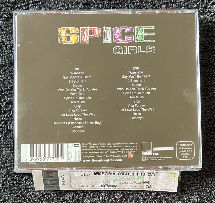 Spice Girls - Greatest Hits CD/DVD