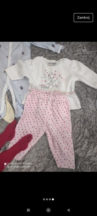 Zestaw dla dziewczynki 62-68