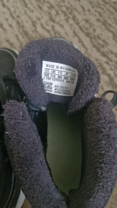 Чорні високі кросівки (хайтопи) Adidas Hoops Mid 2.0