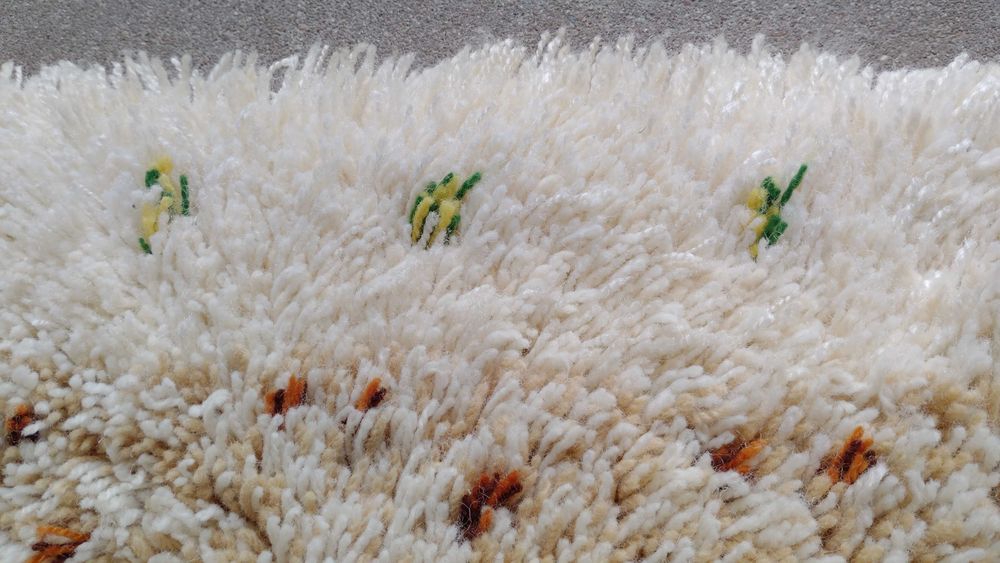 Skandynawski dywan wełniany Rya  Rug 150/90