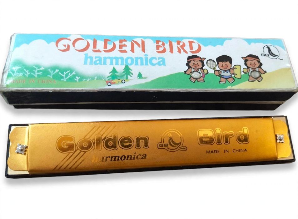 Harmónica ou gaita de beiços Golden Bird