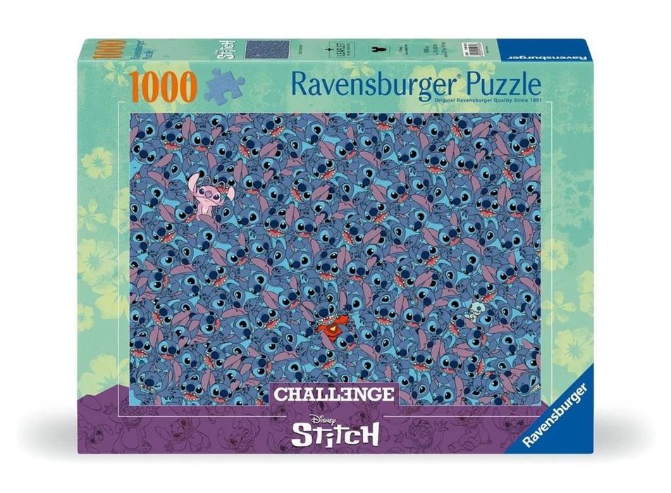Puzzle 1000 Challenge Stitch pudełko,335x255 mm
