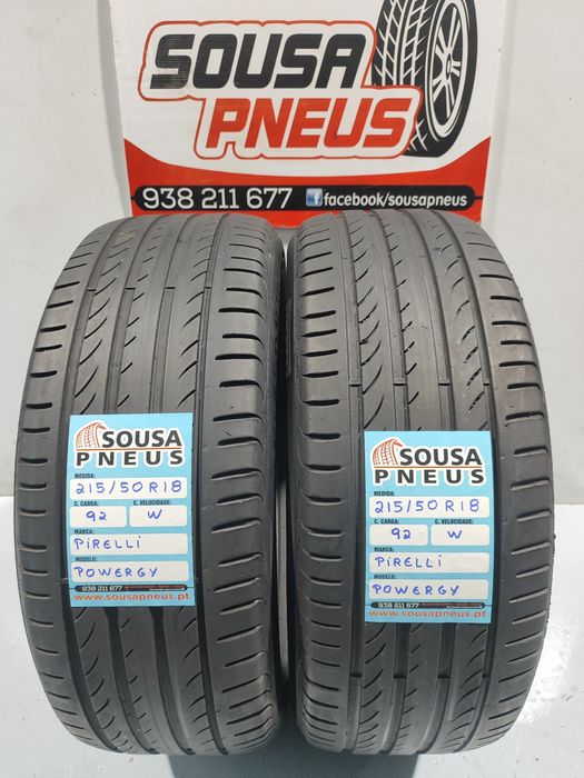 2 pneus semi novos 215-50R18 Pirelli - Oferta dos Portes