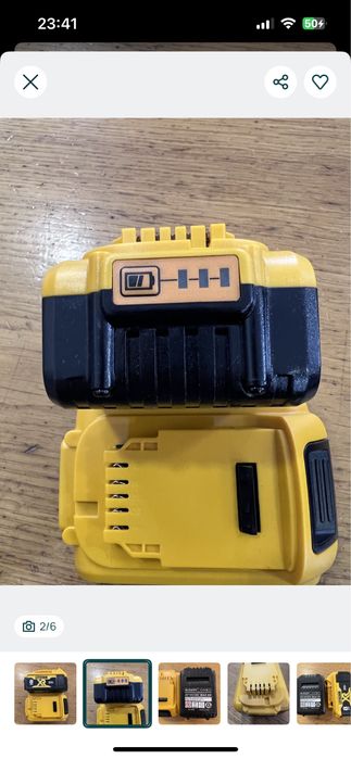 Bateria Dewalt AY18V20V Max XR 20V 8Ah - NOVO