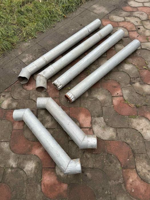 Водостоки металлические водосточные трубы колено желоб