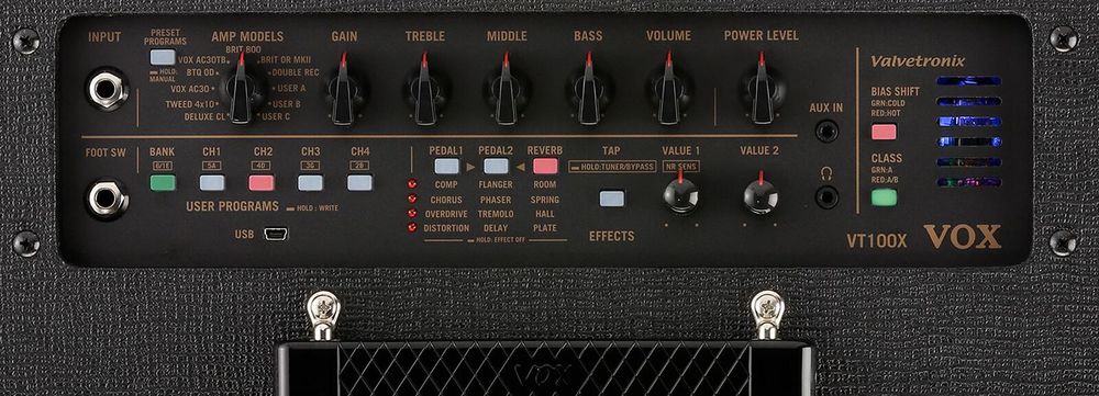 VOX VT100X Valvetronix 100 Watt Hybrid Modelling Amp