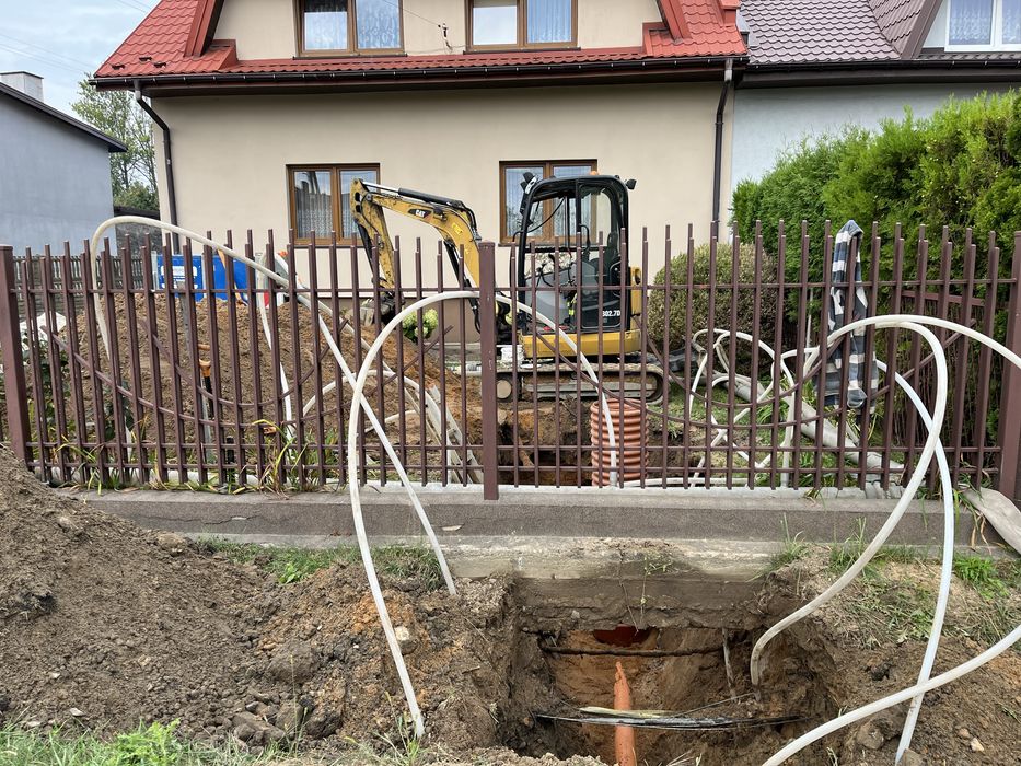 Przyłącza wody i kanalizacij wraz z projektami i uzgodnieniami