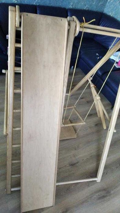 Дитячий комплекс( 2-7років) Натуральне Дерево шведська стінка