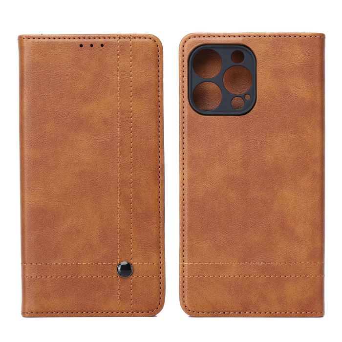 Etui Smart Seam do Samsung Galaxy A17 4G / A17 5G brązowe