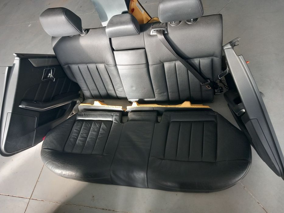 Conjunto de bancos elétricos em pele Mercedes W212