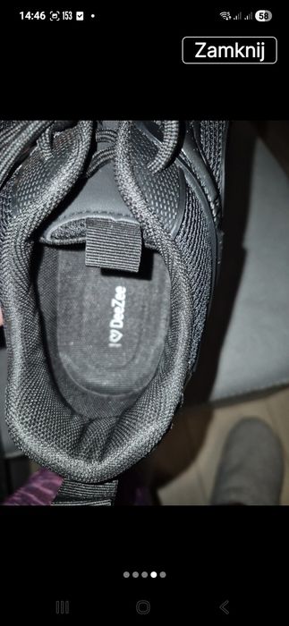 Czarne adidasy DeeZee
