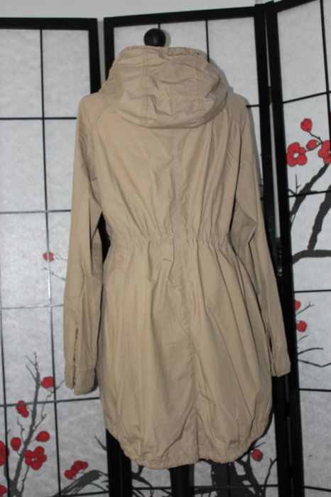 kurtka parka młodzieżowa beżowa piaskowa oversize Cubus 42