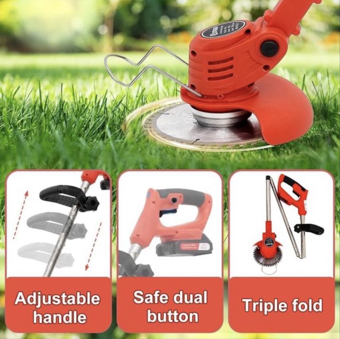 Corta relva a bateria