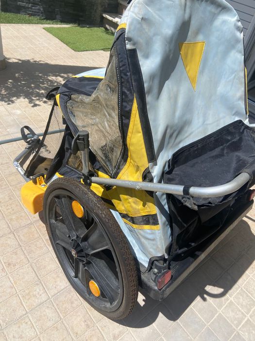 (Riquexó) Reboque para bicicleta para crianças