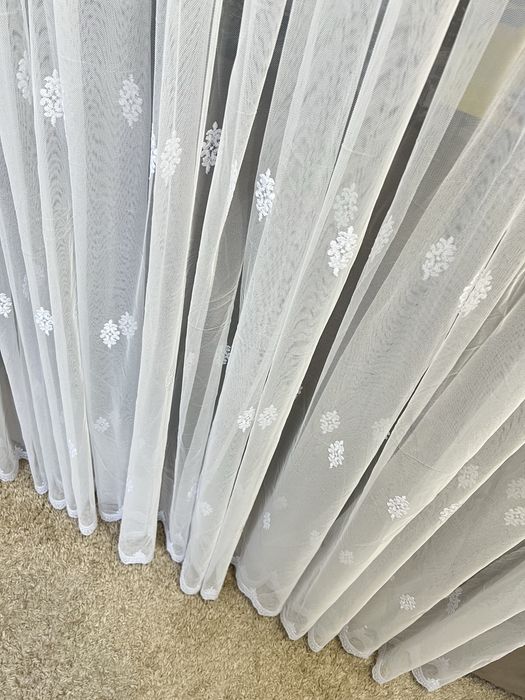 Тюль грек сітка корона люрекс вишивка
