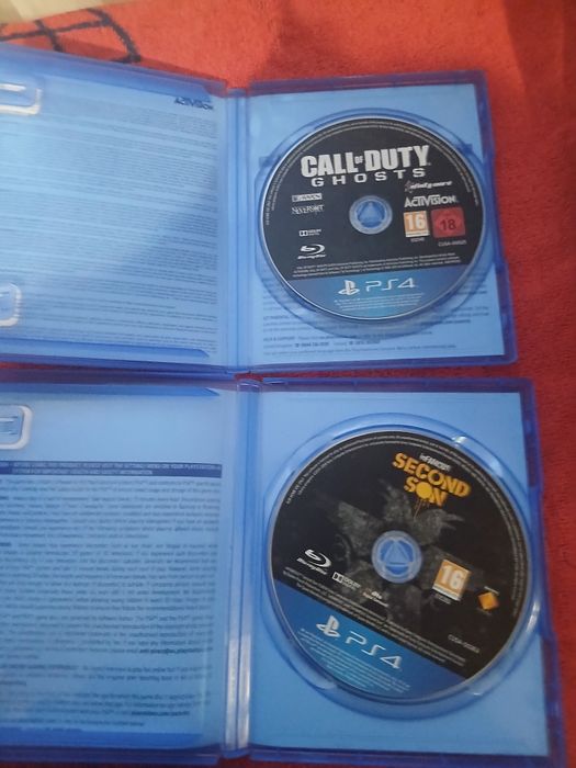 2 ігри для соні пс4 Call Of duty ghosts і second son