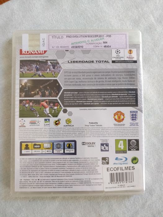 Pés 2011 para ps3