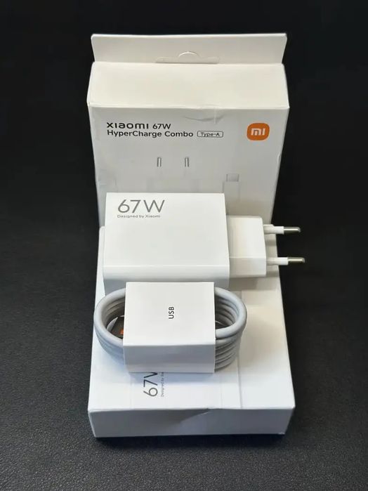 Швидка зарядка ,турбо Xiaomi 67W Mi Turbo Charge с кабелем