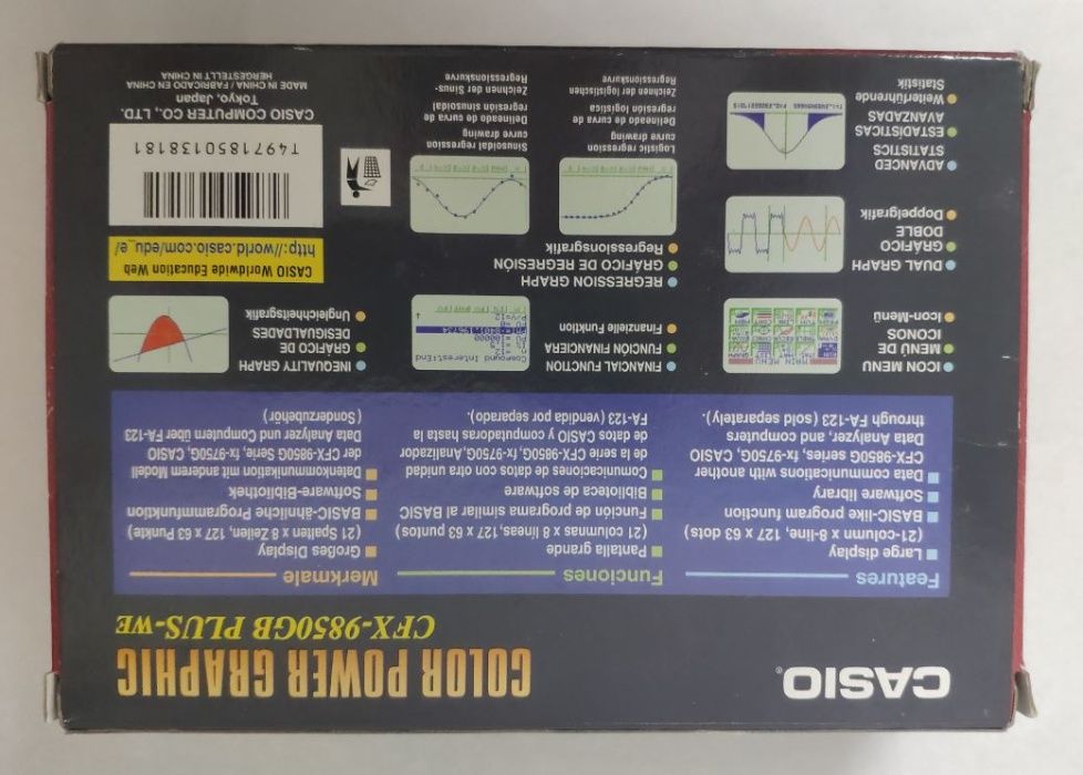 Casio color power graphic 32KB Memory426430221402122242