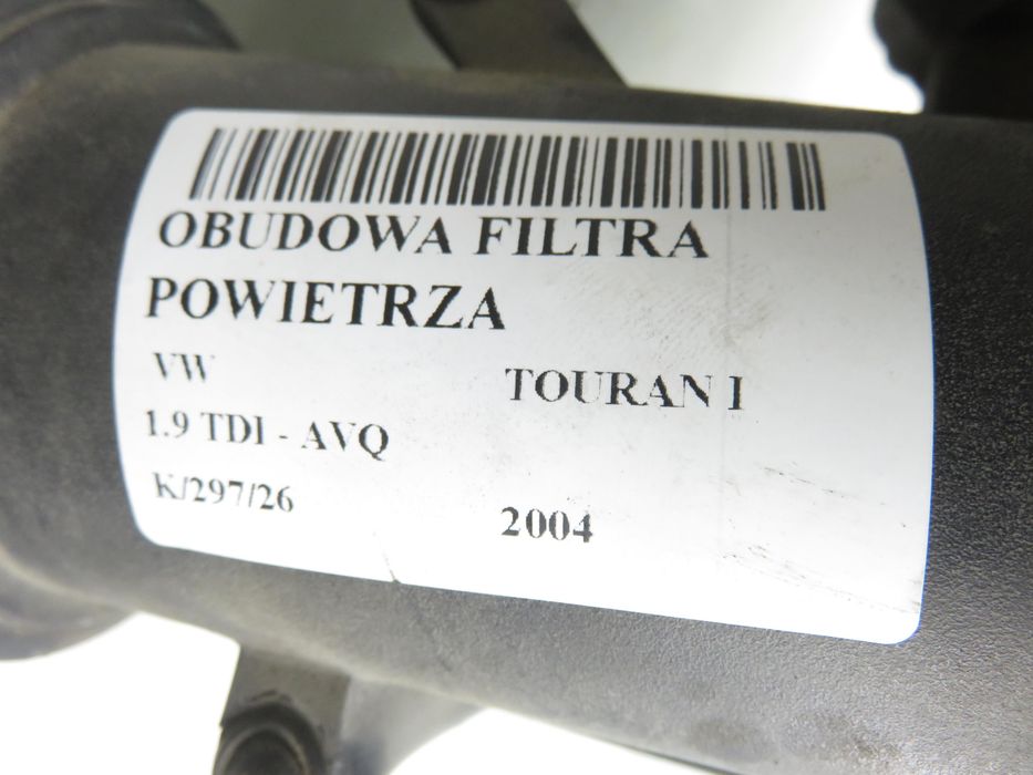 Obudowa Filtra Powietrza Vw Touran I 1.9 Tdi Pd