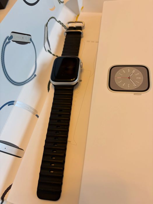 Apple Watch Series 8 • Stan idealny • 88% • + markowe paski • Jak nowy