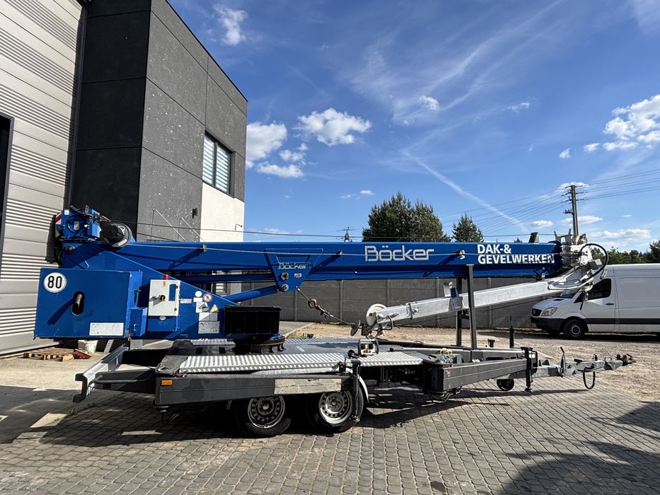 Bocker AHK 25/800 kg dźwig dekarski w idealnym stanie SPROWADZONY