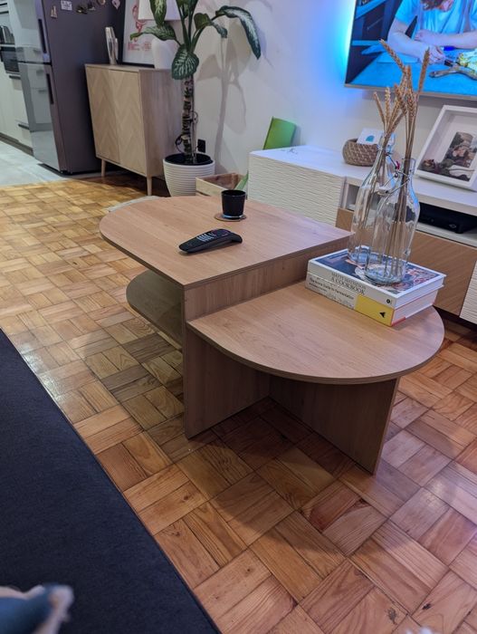 Mesa centro carvalho jysk