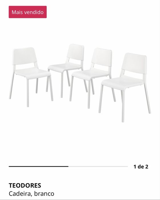 Mesa e 4 cadeiras