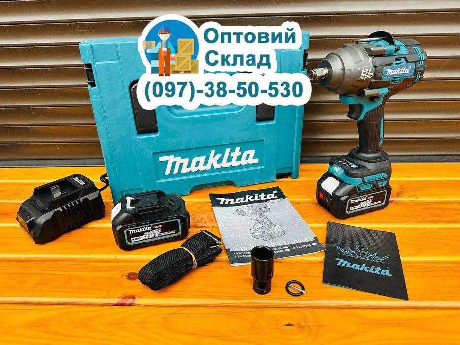 Акумуляторний Безщітковий Гайковерт DTW1002 BL (36v/9ah) Квадрат 1/2