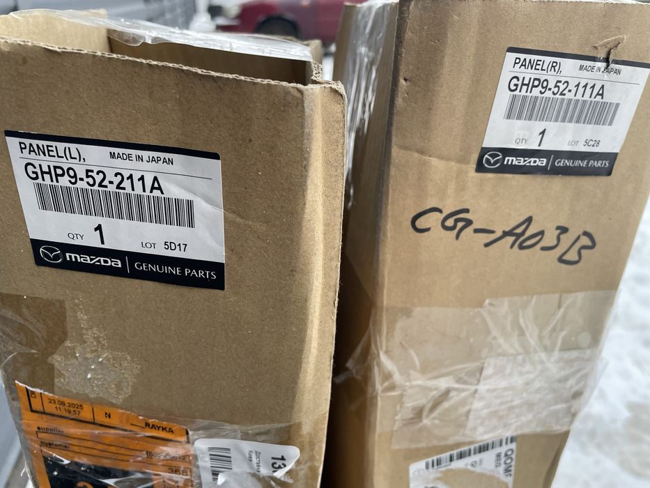 Крило Mazda 6 GJ 2013 - 2021 нове оригінал, GHP952211A, GHP952111A