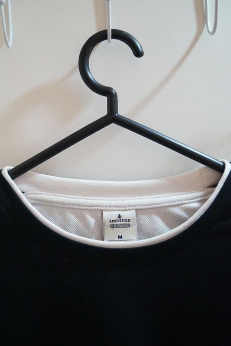 Camisola springfield preta de manga comprida